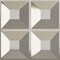 Ekena Millwork 11 7/8in. W x 11 7/8in. H Swindon EnduraWall Decorative 3D Wall Panel Covers 0.98 Sq. Ft. WP12X12SWBCR - alternate 1